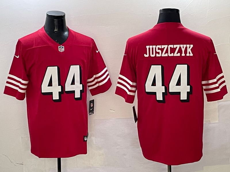 Men San Francisco 49ers #44 Juszczyk Red Second generation 2025 Nike Limited NFL Jersey style 1->san francisco 49ers->NFL Jersey